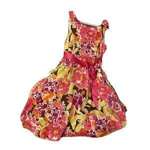 My Michelle Girls Pretty Party Dress With Petticoat Youth 14 16 Bright Floral